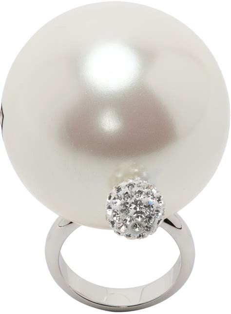 gioielli givenchy|givenchy pearl rings.